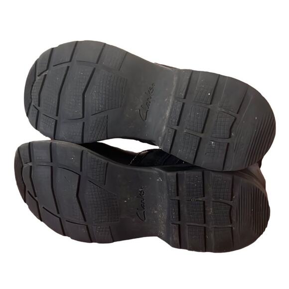 CLARKS AVELEIGH BLACK BOOTS‎ SIZE 10 - Picture 4 of 6